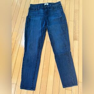 PAIGE Indigo Blue Denim Jeans five pocket Verdugo ankle jeans size 31   EUC